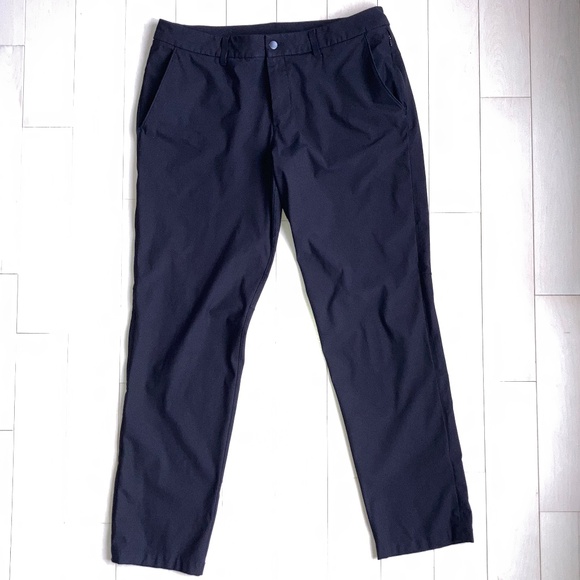 Black Lululemon ABC Commission Pant Relaxed 36/32 - Picture 1 of 14